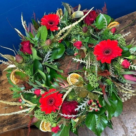 Classic Christmas Table Wreath