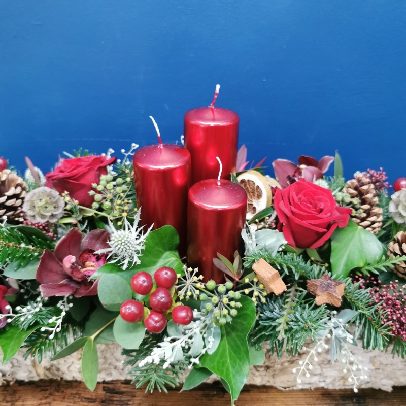 Festive Forest Rustic Trough