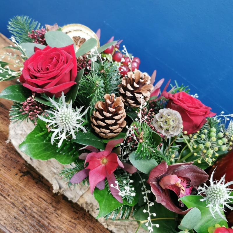 Festive Forest Rustic Trough