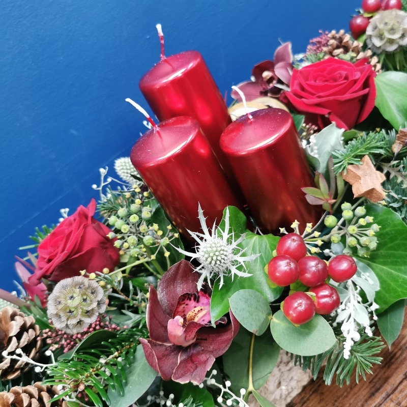 Festive Forest Rustic Trough