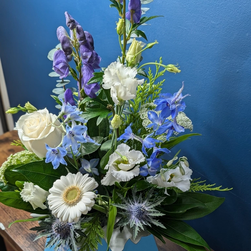 Blue Box Arrangement