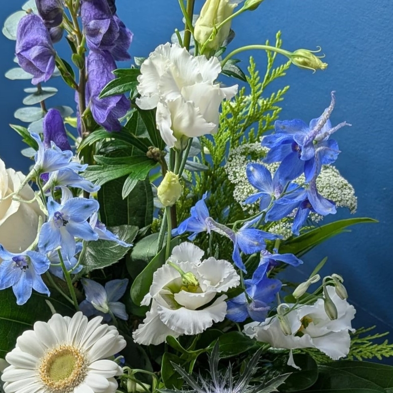 Blue Box Arrangement