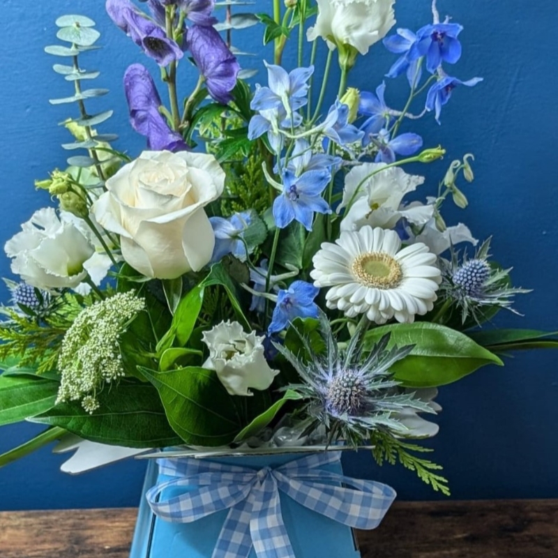 Blue Box Arrangement