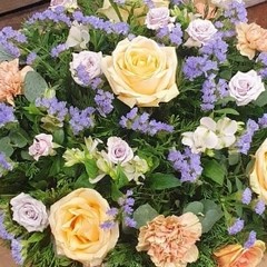 Peach & Lilac Posy