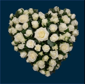 White Rose Heart