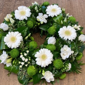 Simple White Wreath