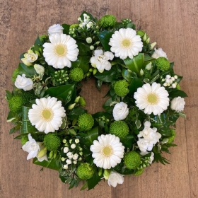 Simple White Wreath