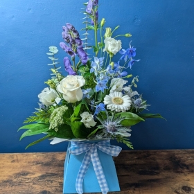 Blue Box Arrangement