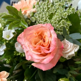 Peach Hand Tied Bouquet